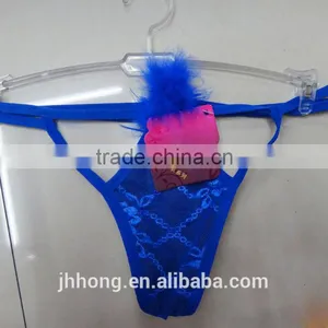 Wholesale Factory Price Sexy Lady Panty With Feather thumbnail-1
