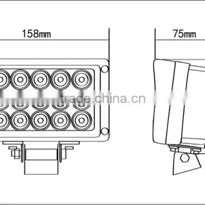 45W Heavy Duty Led Headlight Jeap Wrangler LED Headlight Additional Driving Lamp thumbnail-4