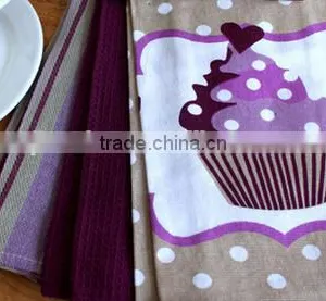 Cheap Cotton Wholesale Printed Household Cleaning Weave Dish Towels thumbnail-1