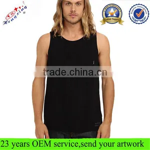 Wholesale Cheap Black Plain Tank Top thumbnail-1