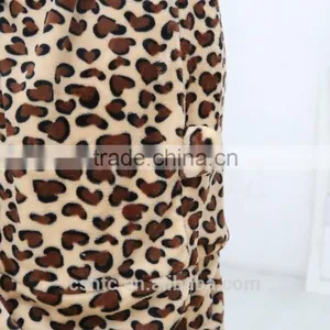Flannel Cartoon Adult Animal Jumpsuit Animal Pajamas Jumpsuit Leopard Bear Design thumbnail-5
