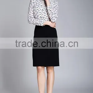 Spring-Summer Season Ladies Length Sleeve Stand Collar Printing Shirt Blouse thumbnail-1