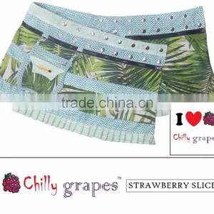 Strawberry Slice Chilly Grapes Beautiful Wrap Skirt One Size Fits All thumbnail-1
