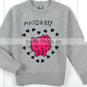 Latest Style China Factory Crewneck Hello Kitty Cute Baby Sweater thumbnail-1