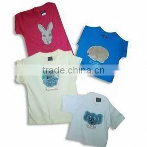 Children's T-shirt With Round Neck and Short Sleeves, Made of 100% Cotton thumbnail-1