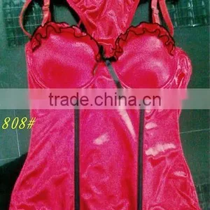 2015 Sexy Babydoll Lingerie Camisole Set thumbnail-2