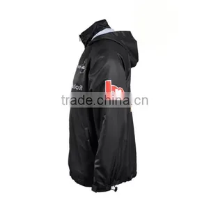 Waterproof Breathable Jacket Best Cotton Custom Satin Bomber Jacket thumbnail-4