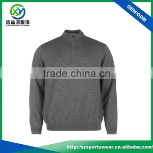 OEM Custom Service High Quality 1/4 Zip Comfortable and Warm for Men Sweater thumbnail-1