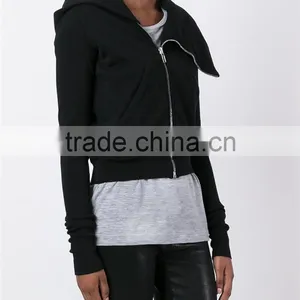 Made in China Cheap Price Short Cut Plain Dyed Satin Winter Causal Ladies Fancy Coat thumbnail-3