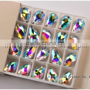 ab Aurora Crystal Beads Sew on Beads for Wedding Dress thumbnail-3
