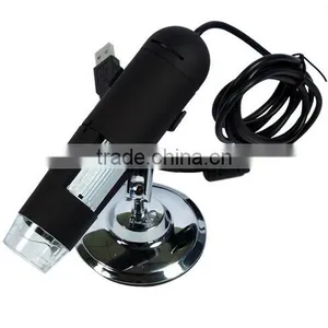 Portable USB 2.0 1.3MP 400X Digital Microscope With 8-LED Illumination thumbnail-2