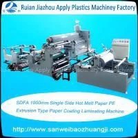 SDFA 1000mm Single Side Hot Melt Paper PE Extrusion Type Paper Coating Laminating Machine thumbnail-1