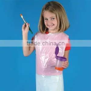 Dustproof pe Plastic Disposable Apron for Kids thumbnail-1
