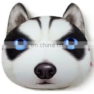 Cheap Cartoon 3d Printing Decorative Dog Pillow Custom Cute Soft Plush Animal Shaped Car Seat Cushion thumbnail-5