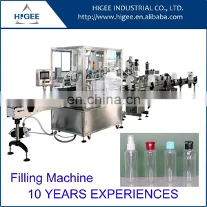Cosmetic Bottle Filling Capping and Labeling Machine thumbnail-1
