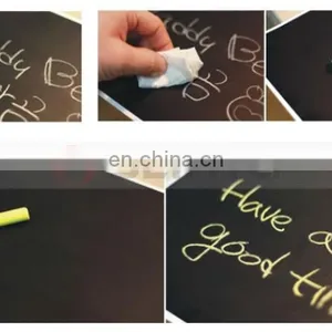 Hot Sales 45 x 200cm PVC Peel & Stick Chalkboard, Removable Wall Paper Decal, Blackboard Sticker thumbnail-6