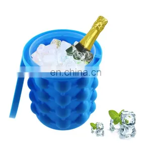 Silicone Irlde Genie Ice Bucket Maker and Ice Cube for Saving Ice thumbnail-3