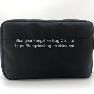 Mens Durable Wash Bag Canvas Travel Toiletry Bag thumbnail-3