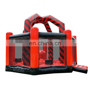 Red Inflatable Wipeout Wrecking Balls Arena Team Building Fun Wipe Out Games For Sale thumbnail-2