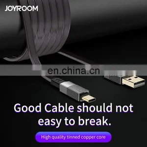 JOYROOM Zinc Alloy Nylon Braided 8 Pins Auto Disconnect USB Cable for IPhone Mobile thumbnail-3