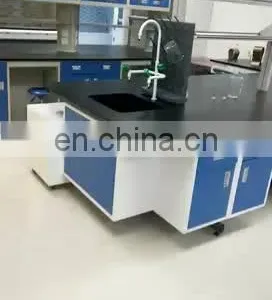 Biotechnology Laboratory Equipment 10ft Metal Work Bench Used Stainless Steel Work Table thumbnail-1