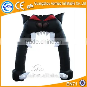 Cat Mouth Shape Arch Inflatable Halloween Arch for Decoration thumbnail-1