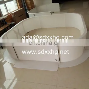 Floorball Rink Barriers Uhmw-pe Synthetic Ice Rink HDPE Plastic Skateboard Made in China thumbnail-4