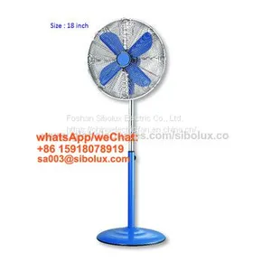 18 Inch Vintage Metal Standing Fan thumbnail-1