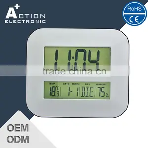 Digital Temperature LCD Wall Clock thumbnail-1
