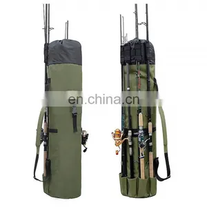 Waterproof OEM Fishing Bag Multi-Pocket Storage Carry Tackle Bag Fishing Rod Bag thumbnail-1