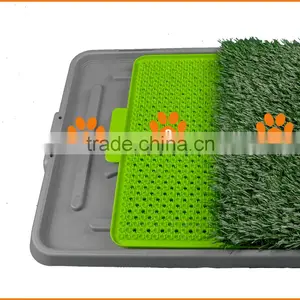 (1008) 3-pieces Plastic Grass Pet Mat as Seen on TV Pet Potty Patch thumbnail-3