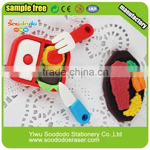 Funny 3D Food Shaped Rubber Eraser thumbnail-3