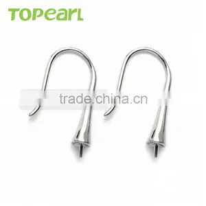 925 Sterling Silver Hook Earrings Jewelry Findings & Components 9EM83 thumbnail-1