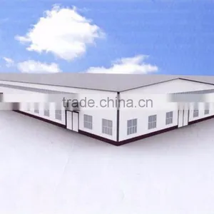 Cheap China Supplier Prefabricated Long-span Steel Structural Warehouse Building thumbnail-1