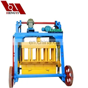 Hot Sale Brick Press MachineHYQT4-45/used Block Machine for Sale/small Clay Brick Making Machine thumbnail-3