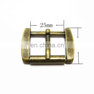 Custom 17mm Shoe Hardware Small Belt Metal Pin Buckle for Strap thumbnail-3