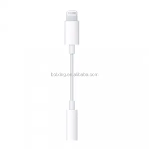 White Aux Audio Cable for IPhone X/Xr/Xs to 3.5mm Headphone Jack Adapter Stereo Converter for 8pin Apple Devices thumbnail-4