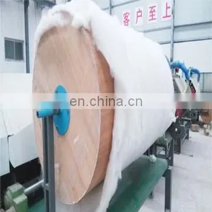 Polyester Fiber Cashmere Carding Machine for Sheep Wool Cotton Waste Carding Combing Machinery for Carding Wool thumbnail-3