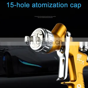 Paint Sprayer GTI Spray Gun Home Paint Sprayer With Adjustable Nozzle Sizes Easy Spraying and Cleaning for Car Paint Spray Gun thumbnail-3