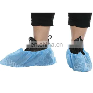 Wholesale 17x41CM Disposable Water Resistant Anti-skid Thick Durable Non-wowen Shoe Covers thumbnail-1