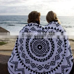 2016 Fashion Round Beach Towel For Summer thumbnail-2
