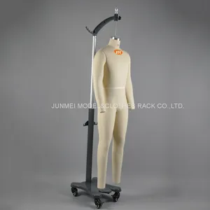 Professional Male Mannequin Full Body Dress Form w/ Collapsible Shoulders and Removable Arms thumbnail-2
