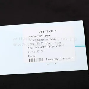 DSY Textile High Quality NR Spandex Fabric Twill Fabric thumbnail-4