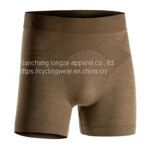 Men's Seamless Merino Wool Boxer Mapped Knit thumbnail-1