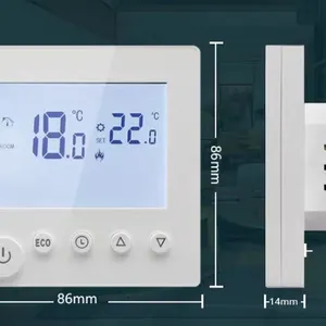 25A High-power Temperature Controller, Energy-saving and Timed Intelligent LCD Floor Heating Temperature Controller, thumbnail-1
