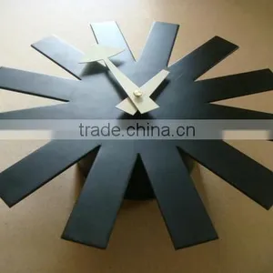 Fashion Decorative Black Asterisk Clock Wall Clock thumbnail-1