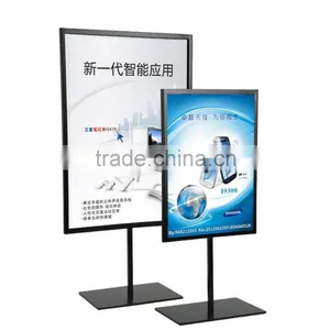 A3 Black Metal Table Poster Stand Poster Display Banner Stand Sign Stand Quality Choice thumbnail-1