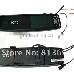 4.3 Inch Special Rear View Mirror Car Monitor Car Radar Speed and Backing Radar Detector With Camera thumbnail-3