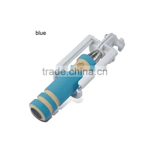 Fashion Colorful Mini Wired Selfie Stick Monopod With Cable Supplier's Choice thumbnail-3
