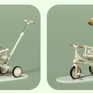 Children's Tricycle, Balance Bike, Baby's Multifunctional Four in One Balance Tricycle（Wechat:13510231336） thumbnail-2